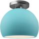 Radiance LED 7 inch Reflecting Pool and Brushed Nickel Semi Flush Ceiling Light