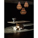 Mist 4 Light 21.5 inch Matte Black Chandelier Ceiling Light