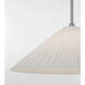 Amber Lewis Soren LED 20 inch Polished Nickel Pendant Ceiling Light