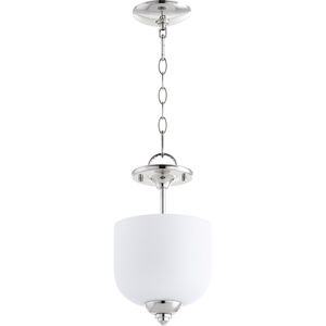 Richmond 3 Light 8 inch Polished Nickel Dual Mount Ceiling Light in Satin Opal