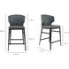 Delaney 39 inch Grey Counter Stool