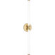 Sean Lavin Poza LED 31.7 inch Hand-Rubbed Antique Brass Bath Vanity Light Wall Light