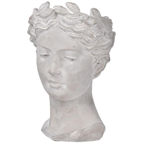 Visage White Wash Outdoor Vase