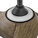 Tiburon 56 inch Matte Black with Driftwood Blades Smart Fan