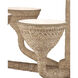 Marbella 6 Light 34.25 inch Natural/Contemporary Gold/Sugar White Chandelier Ceiling Light