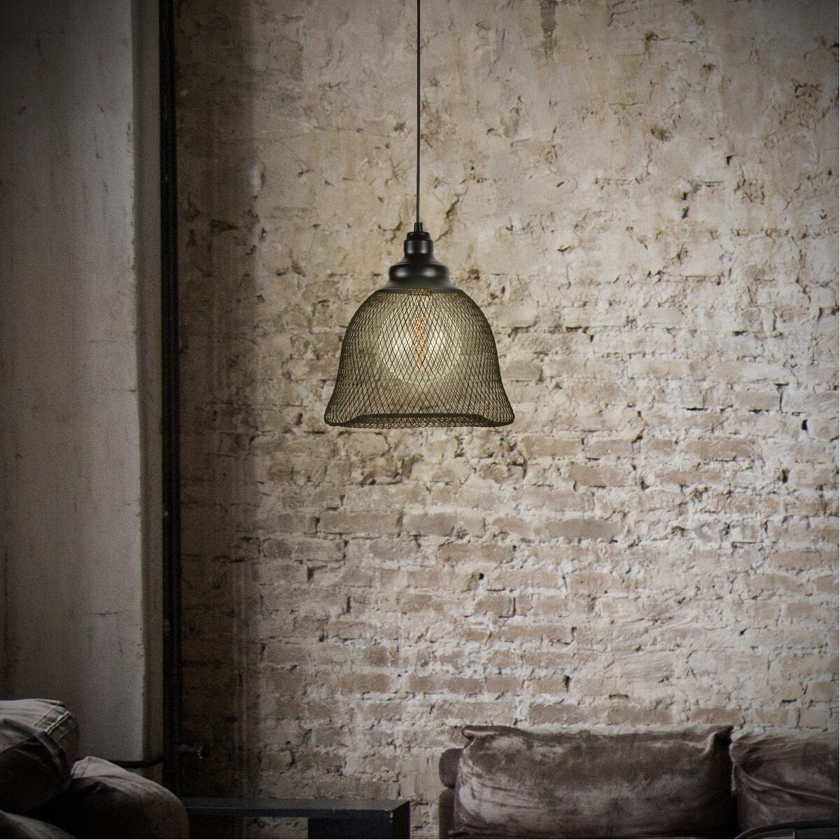 Black cage ceiling light on sale