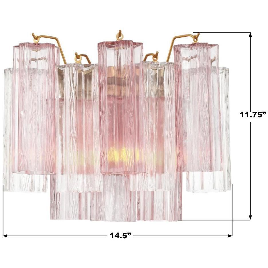 Addis Bath Wall Light in Aged Brass, Spring