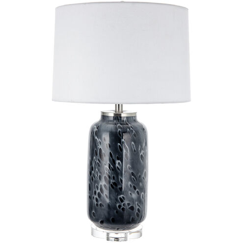 Ellis 28 inch 60 watt Blue/Cream Table Lamp Portable Light