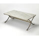 Butler Loft Pamina Travertine 48 X 28 inch Antique Gold Cocktail Table