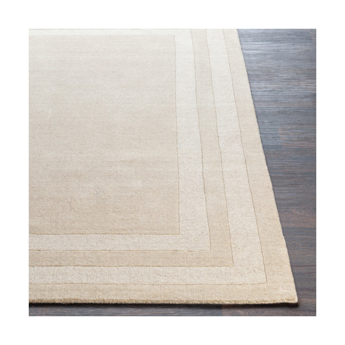 Sorrento 132 X 96 inch Beige Handmade Rug in 8 x 11