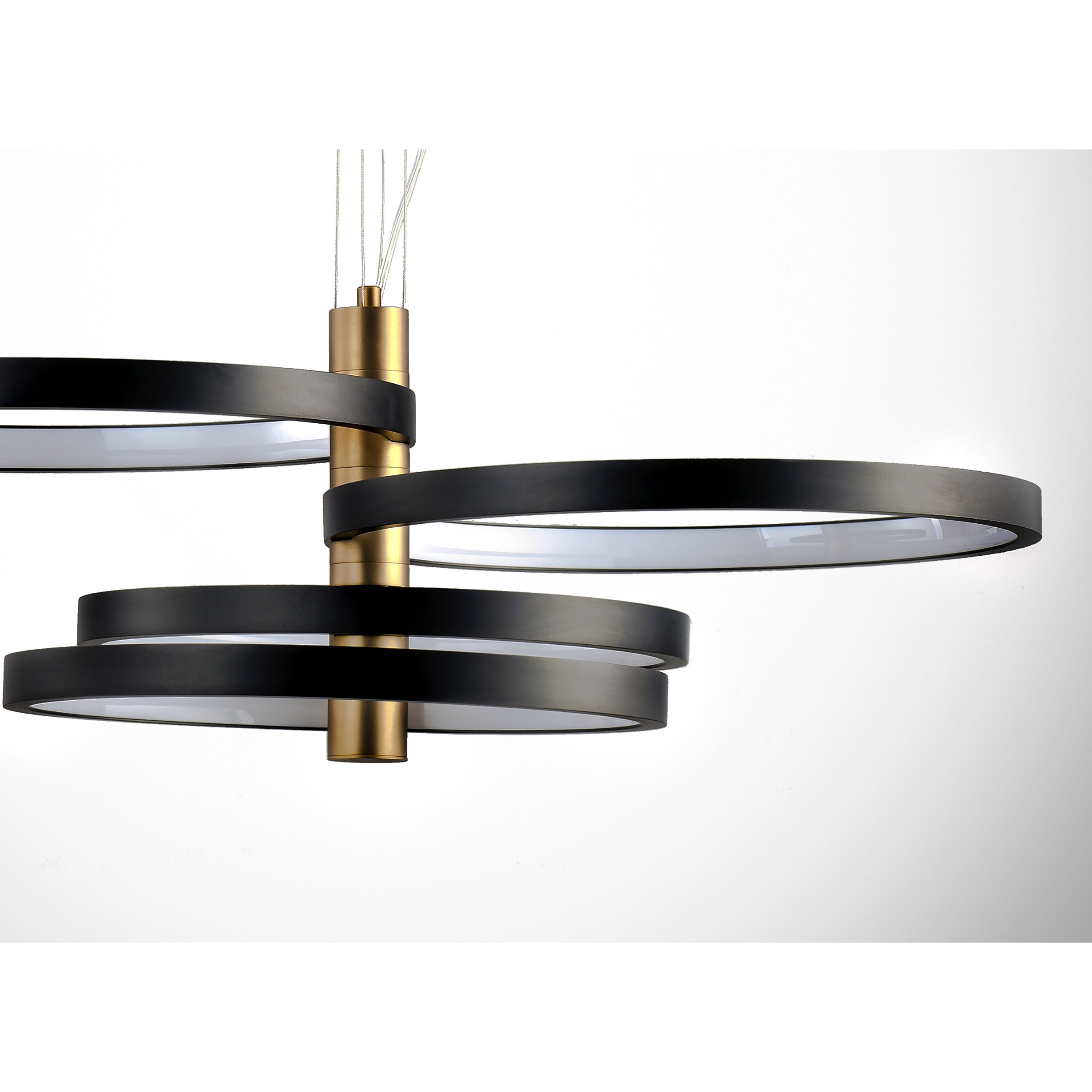 ET2 E24326 BKGLD Hoopla LED 29.5 inch Black and Gold Multi Light