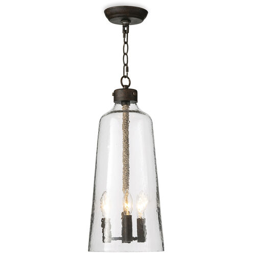 Wythe 3 Light 8.5 inch Clear Pendant Ceiling Light