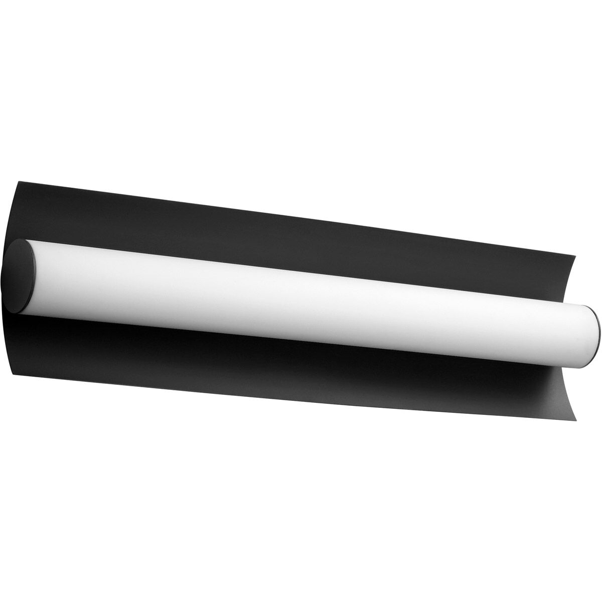 Wave LED 23 inch Black Vanity Light Wall Light