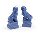 Wildwood Blue Glaze Yin and Yang Statues, Set of 2