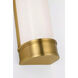 Chapman & Myers Marden LED 4.25 inch Antique-Burnished Brass Salon Bath Sconce Wall Light