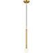 Kelly by Kelly Wearstler Nodes 1 Light 8 inch Burnished Brass Pendant Ceiling Light