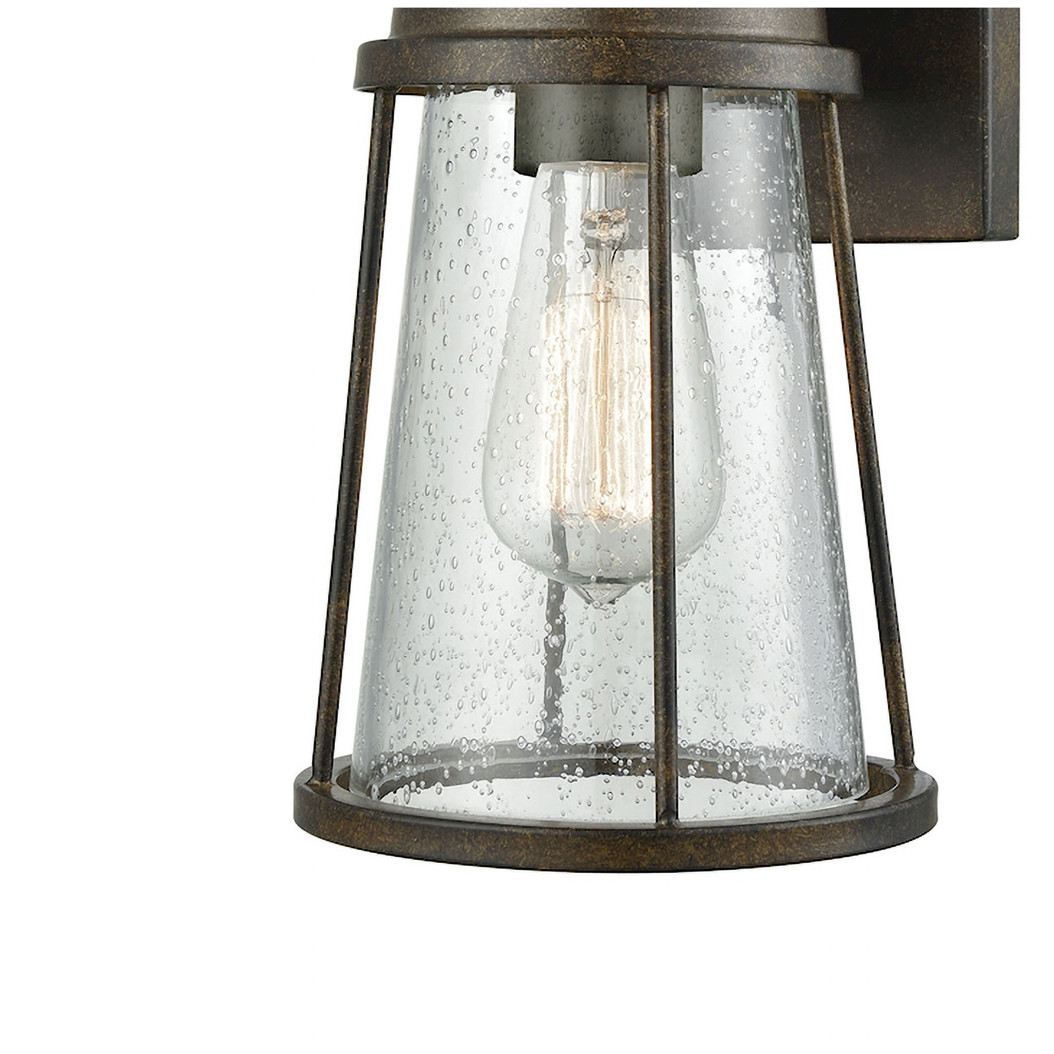 Crowley 1 Light 13 inch Hazelnut Bronze Outdoor Wall Sconce