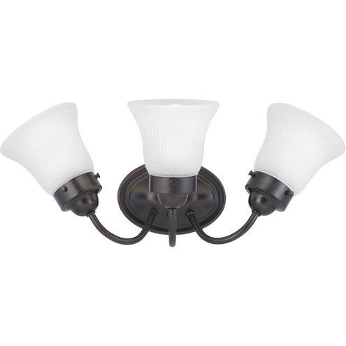 Clarence 3 Light 16 inch Antique Bronze Bath Vanity Wall Light