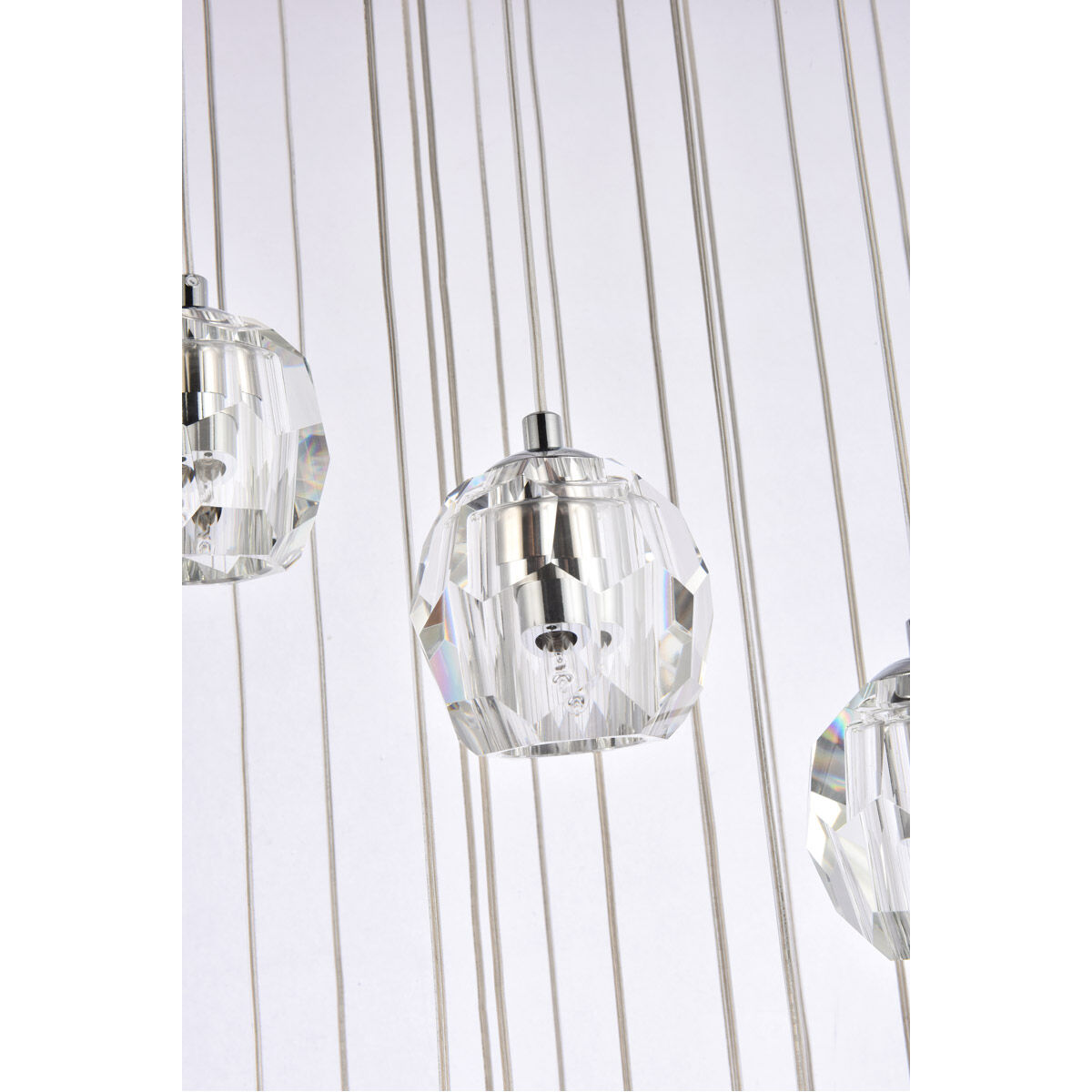 Eren 18 Light 20 inch Chrome Pendant Ceiling Light