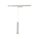 Silo Pendants 1 Light 120 White/Gold Track Head Ceiling Light in 3500K