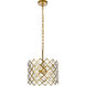 Lyla 3 Light 13 inch Brass Pendant Ceiling Light