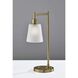 Gio 22 inch 40.00 watt Painted Brass Desk Lamp Portable Light