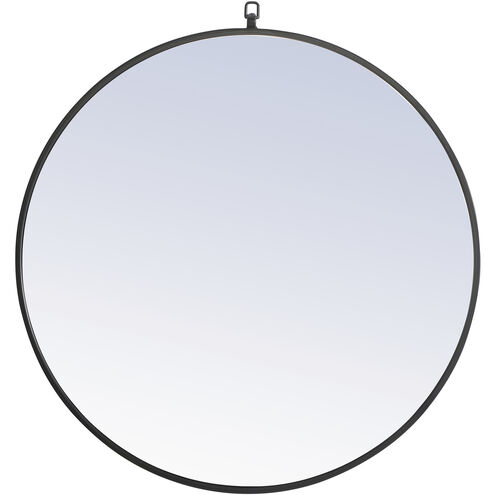 Eternity 32 X 32 inch Black Wall Mirror