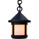 Berkeley 1 Light 6 inch Mission Brown Pendant Ceiling Light in Off White