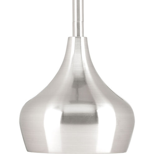 Kiss LED 5 inch Brushed Nickel Mini-Pendant Ceiling Light