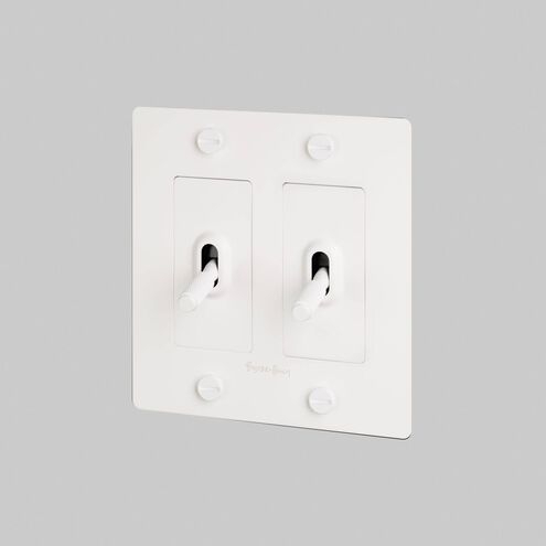 2G Toggle 120-277 White Light Switch