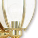 Outdoor Classics 1 Light 25.25 inch Polished Brass Outdoor Wall Lantern