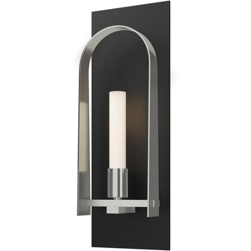 Triomphe 1 Light 5.3 inch Black and Sterling ADA Sconce Wall Light in Black/Sterling