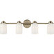 Shae 4 Light 32 inch Champagne Bronze Vanity Light Wall Light