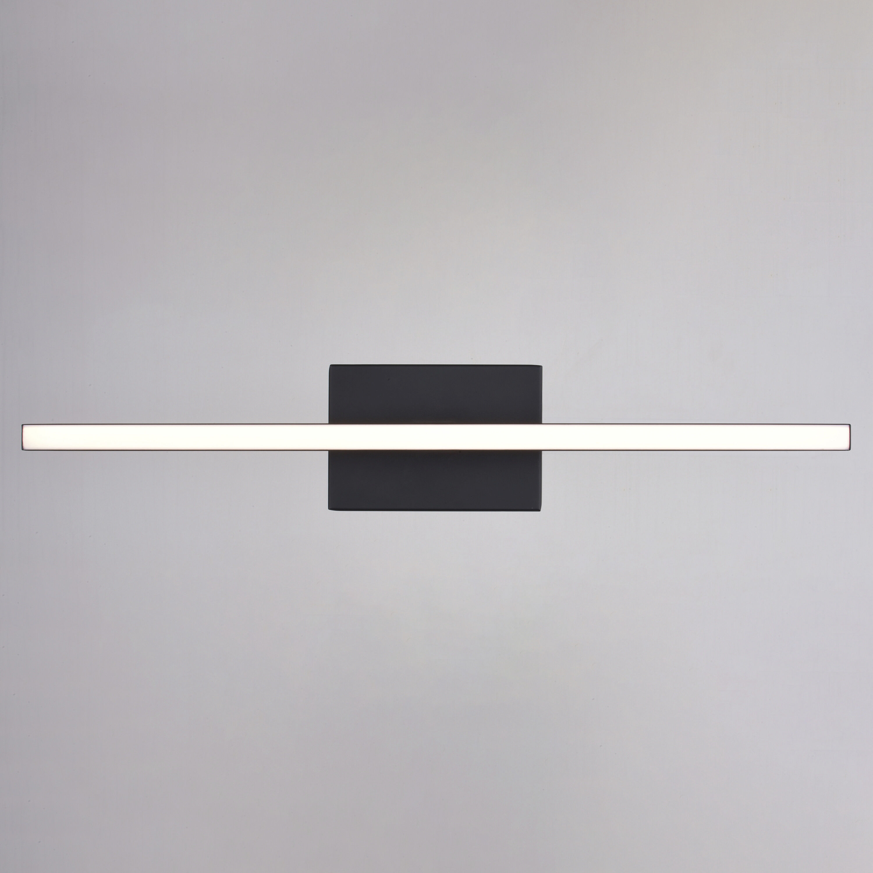 Ashburn LED 24 inch Matte Black Bathroom Light Wall Light