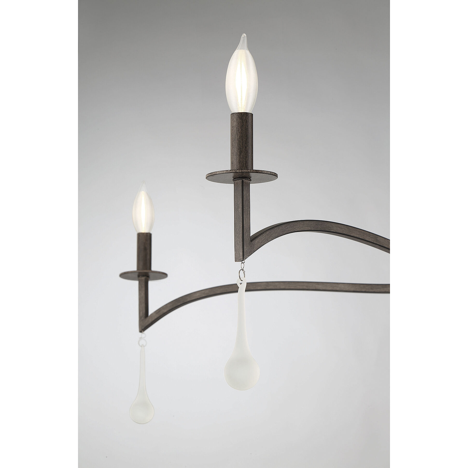 Laramie 5 Light 43 inch Chelsea Walnut Chandelier Ceiling Light