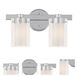 Manhattan 2 Light 14.5 inch Polished Chrome Vanity Sconce Wall Light