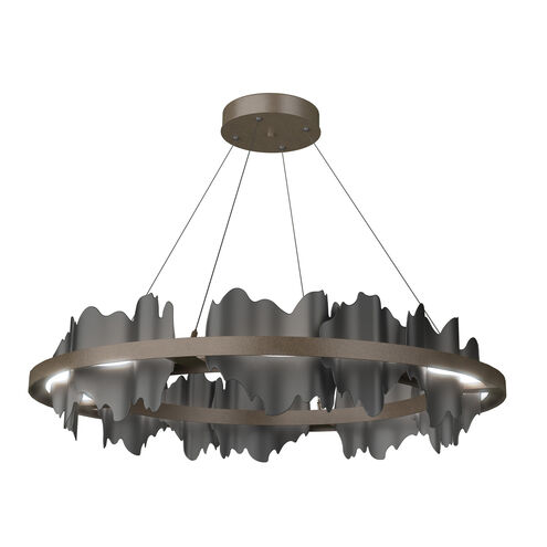 Hildene LED 38 inch White and Black Pendant Ceiling Light
