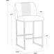 Nevin 38 inch Sapphire Blue Counter Stool