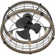 Bryce 14 inch Matte Black Fan