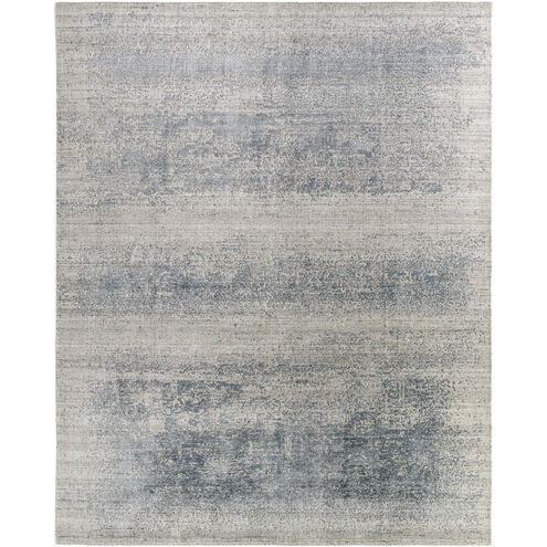 Glory 108 X 72 inch Sterling Grey / Pewter / Silver / Sage Handmade Rug in 6 x 9