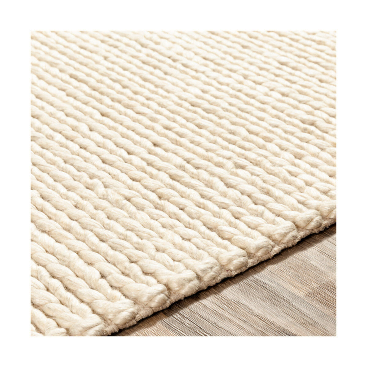 Ozark 90 X 60 inch Ivory Rug in 5 x 8, Rectangle