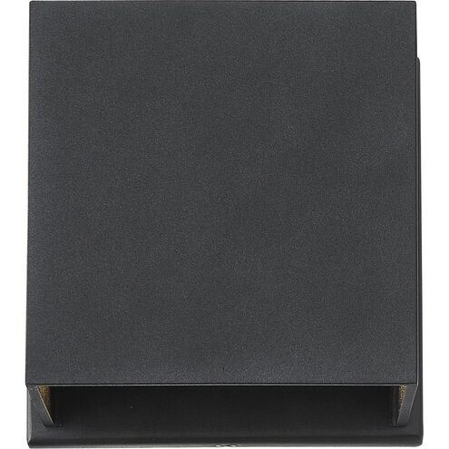 Lightgate LED 5 inch Black Outdoor Wall Sconce