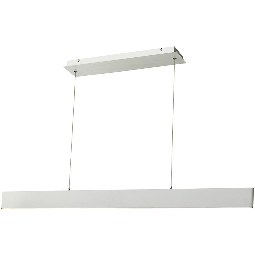 Slim LED 0.6 inch Brushed Aluminum Pendant Ceiling Light