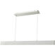 Slim LED 0.6 inch Brushed Aluminum Pendant Ceiling Light