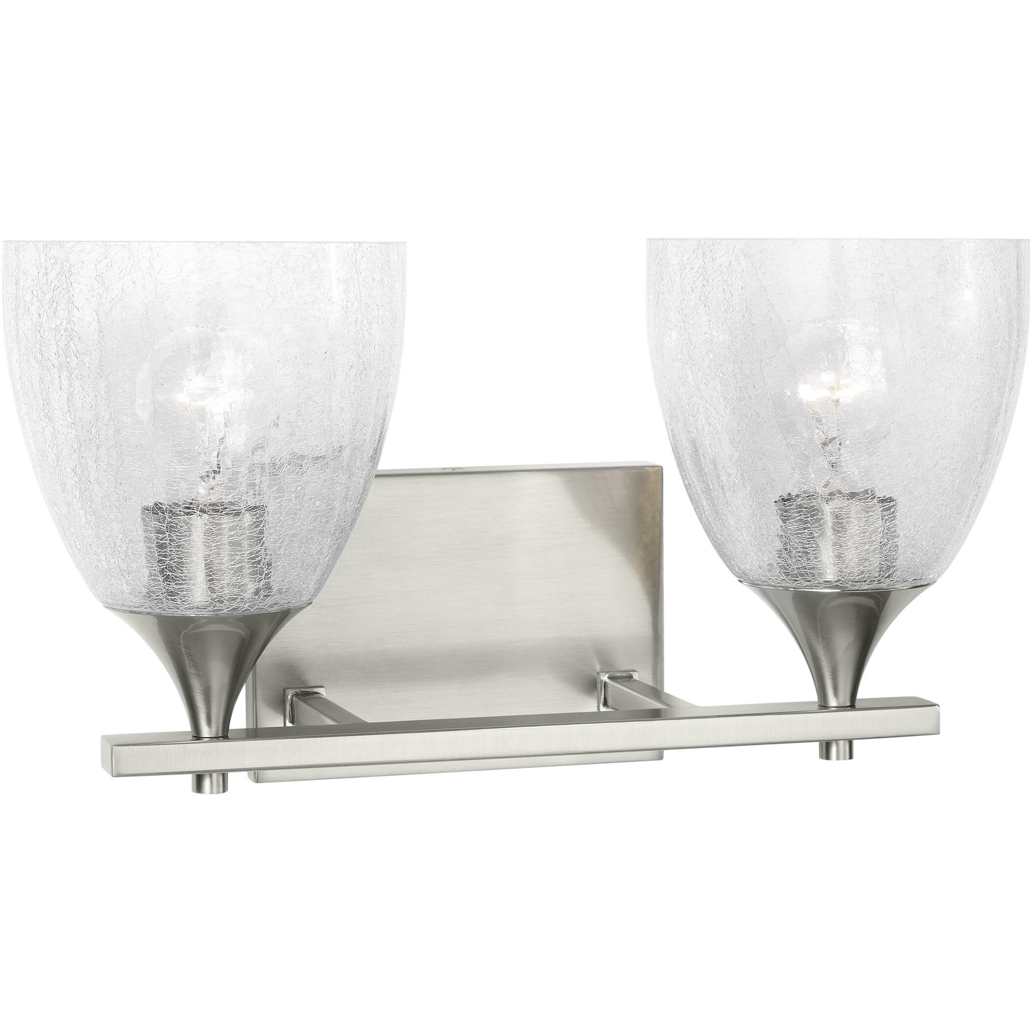 Drew & Jonathan Toffino 2 Light 16 inch Brushed Nickel Vanity Light Wall Light