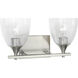 Drew & Jonathan Toffino 2 Light 16 inch Brushed Nickel Vanity Light Wall Light