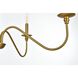 Rohan 4 Light 30 inch Satin Gold Chandelier Ceiling Light
