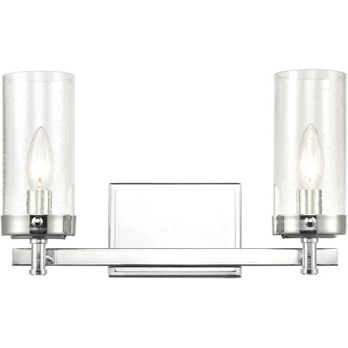 Melinda 2 Light 15 inch Polished Chrome Vanity Light Wall Light