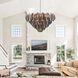 Chateau 17 Light 39.5 inch Polished Chrome Pendant Ceiling Light