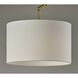 Chrystie 83.5 inch 100.00 watt Antique Brass Arc Floor Lamp Portable Light